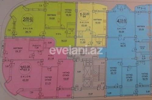 Sale, new building, 3 room, 162 m², Shah Ismail Khatai m.