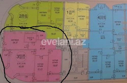 Sale, new building, 3 room, 162 m², Shah Ismail Khatai m.