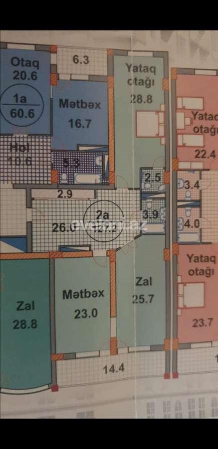 Satılır, yeni tikili, 3 otaqlı, 127 m², Bakı, Xətai r, Şah İsmayıl Xətai m.