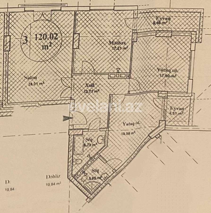 Satılır, yeni tikili, 3 otaqlı, 120 m², Nəsimi r.
