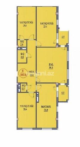 Sale, new building, 4 room, 165 m², Nariman Narimanov m.
