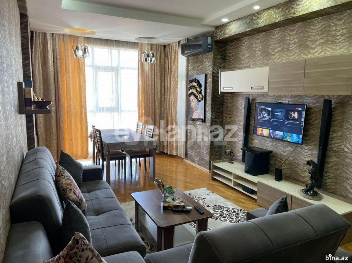 Rent, new building, 2 room, 85 m², Binagadi r.