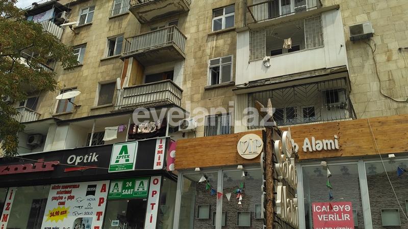 Rent, old building, 3 room, 70 m², Elmlar Akademiyası m.