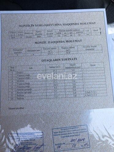 Sale, new building, 4 room, 171 m², Shah Ismail Khatai m.