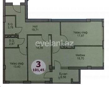 Satılır, yeni tikili, 3 otaqlı, 102 m², 28 may m.