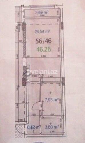 Satılır, yeni tikili, 2 otaqlı, 50 m², Səbail r.