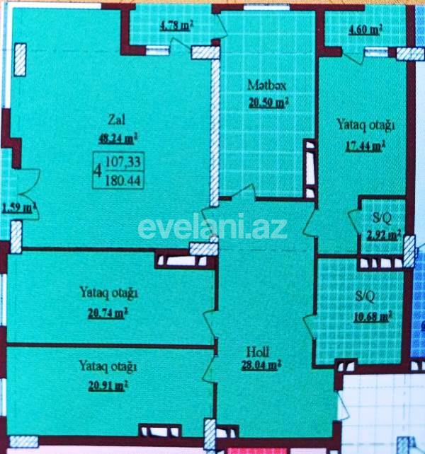 Sale, new building, 4 room, 180 m², Nasimi r.