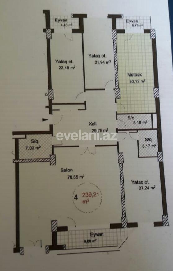 Satılır, yeni tikili, 4 otaqlı, 240 m², Nəsimi r.