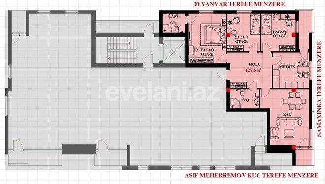 Satılır, yeni tikili, 4 otaqlı, 130 m², 20 yanvar m.
