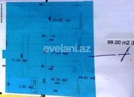 Sale, new building, 2 room, 99 m², Nizami m.