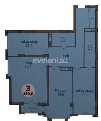 Sale, new building, 3 room, 169 m², Bayil d.