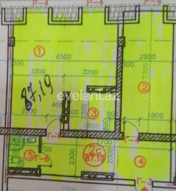 Satılır, yeni tikili, 2 otaqlı, 87.19 m², 28 may m.