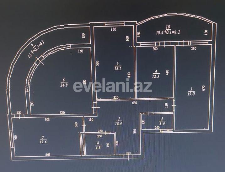 Satılır, yeni tikili, 4 otaqlı, 147 m², Memar Əcəmi m.
