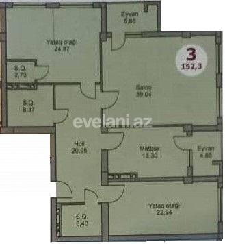 Sale, new building, 3 room, 152.3 m², 28 may m.