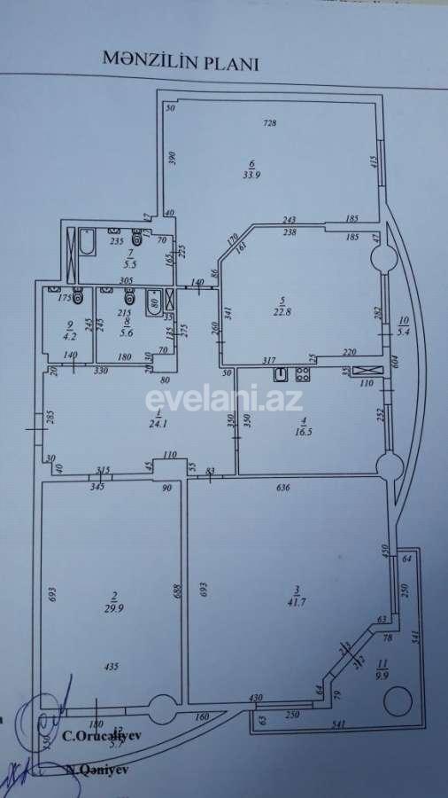 Sale, new building, 4 room, 235 m², Shah Ismail Khatai m.