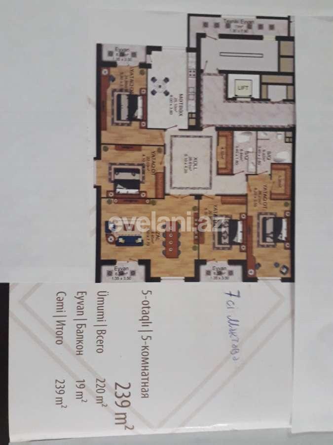 Satılır, yeni tikili, 5 otaqlı, 239 m², Bakı, Xətai r, Şah İsmayıl Xətai m.