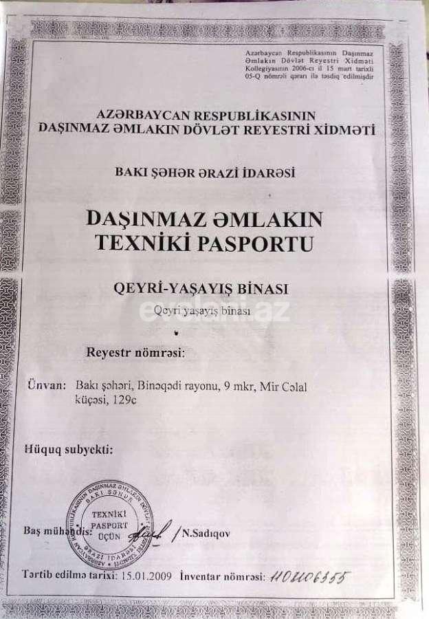 Satılır, obyekt, 120 m², 9-cu mikrorayon q.