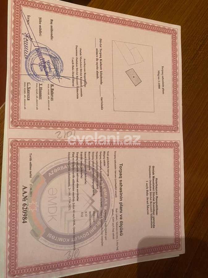 Satılır, torpaq, 12 sot, Nardaran q.