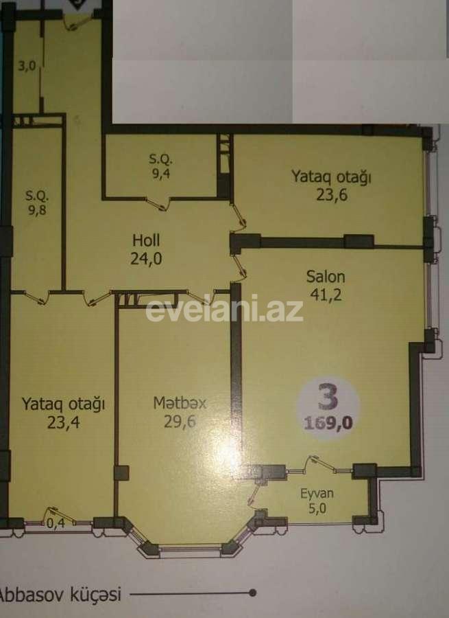 Satılır, yeni tikili, 3 otaqlı, 169 m², Bayıl q.
