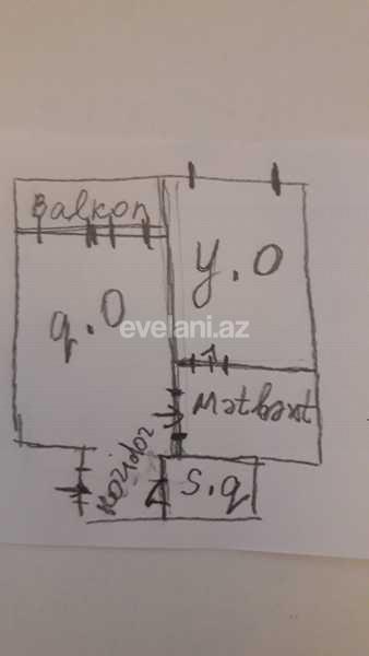 Sale, new building, 2 room, 54 m², 20 yanvar m.