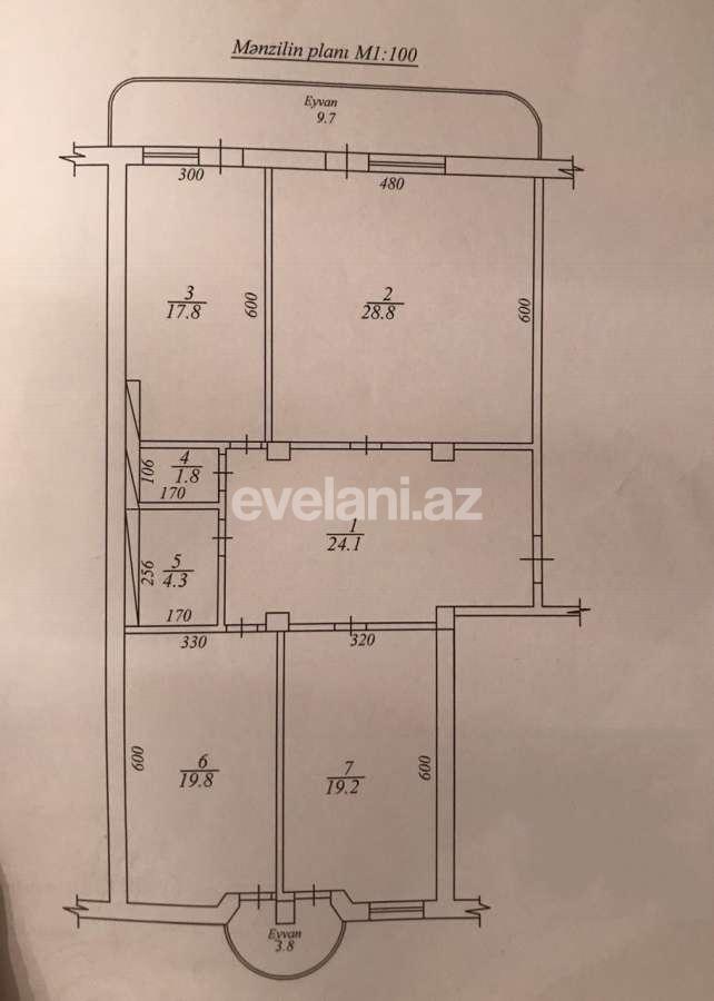 Sale, new building, 3 room, 135 m², Ganjlik m.