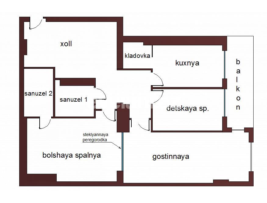 Sale, new building, 3 room, 135 m², 28 may m.