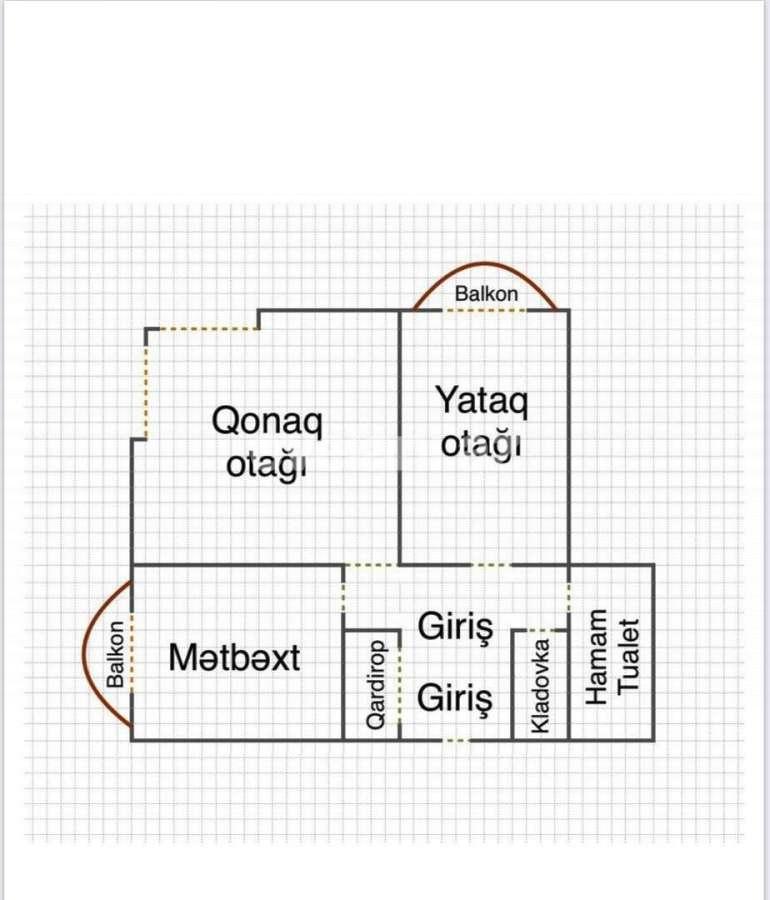 Satılır, yeni tikili, 2 otaqlı, 84 m², Şah İsmayıl Xətai m.