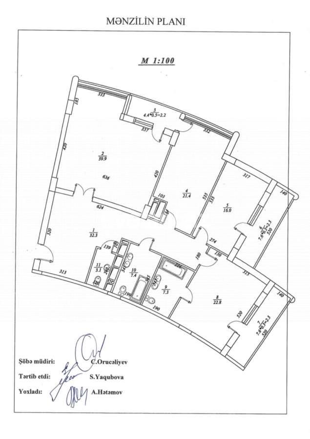 Satılır, yeni tikili, 3 otaqlı, 170 m², Nizami m.