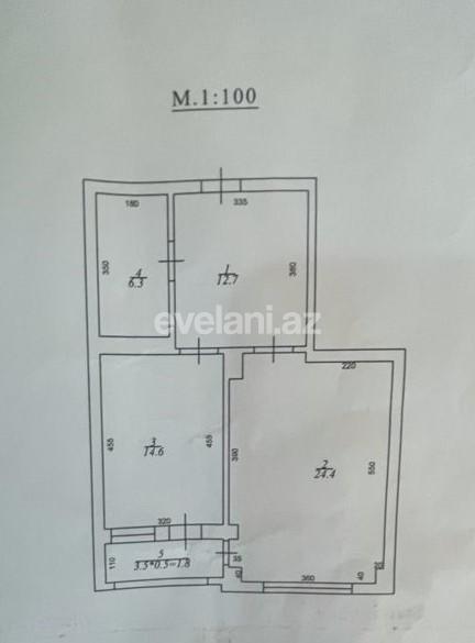 Satılır, yeni tikili, 2 otaqlı, 61 m², Əhmədli m.