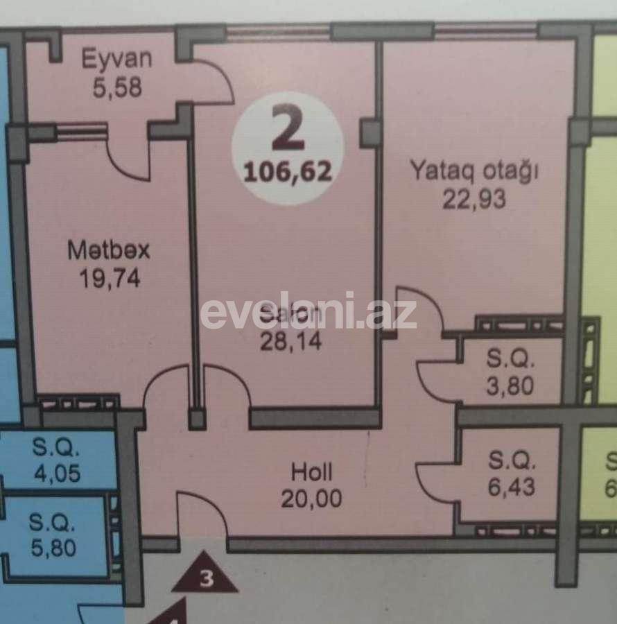Продаётся, новостройка, 2-комнаты, 106.62 m², 28 мая m.