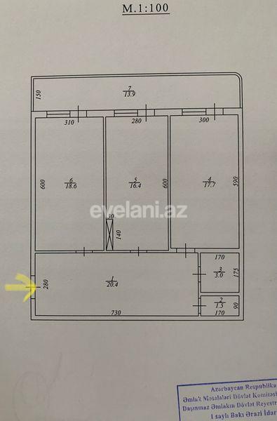 Sale, new building, 2 room, 90 m², Baku, Khatai r, Hazi Aslanov m.