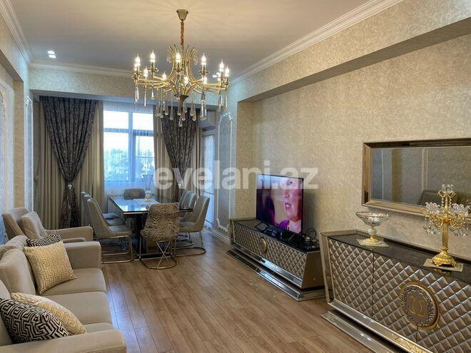 Sale, new building, 3 room, 120 m², Baku, Nasimi r, Ganjlik m.