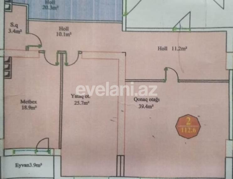 Satılır, yeni tikili, 2 otaqlı, 112.6 m², Bakı, Nərimanov r.