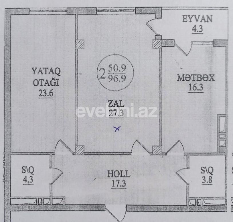 Satılır, yeni tikili, 2 otaqlı, 97 m², Bakı, Nərimanov r, 28 may m.