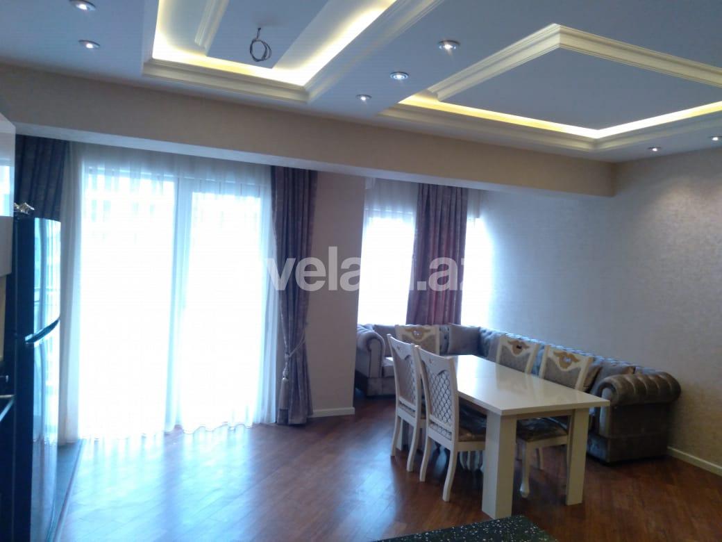 Rent, new building, 3 room, 120 m², Baku, Khatai r.