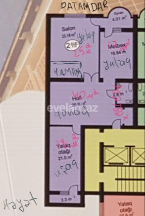 Satılır, yeni tikili, 4 otaqlı, 110 m², Bakı, Səbail r, Badamdar q.