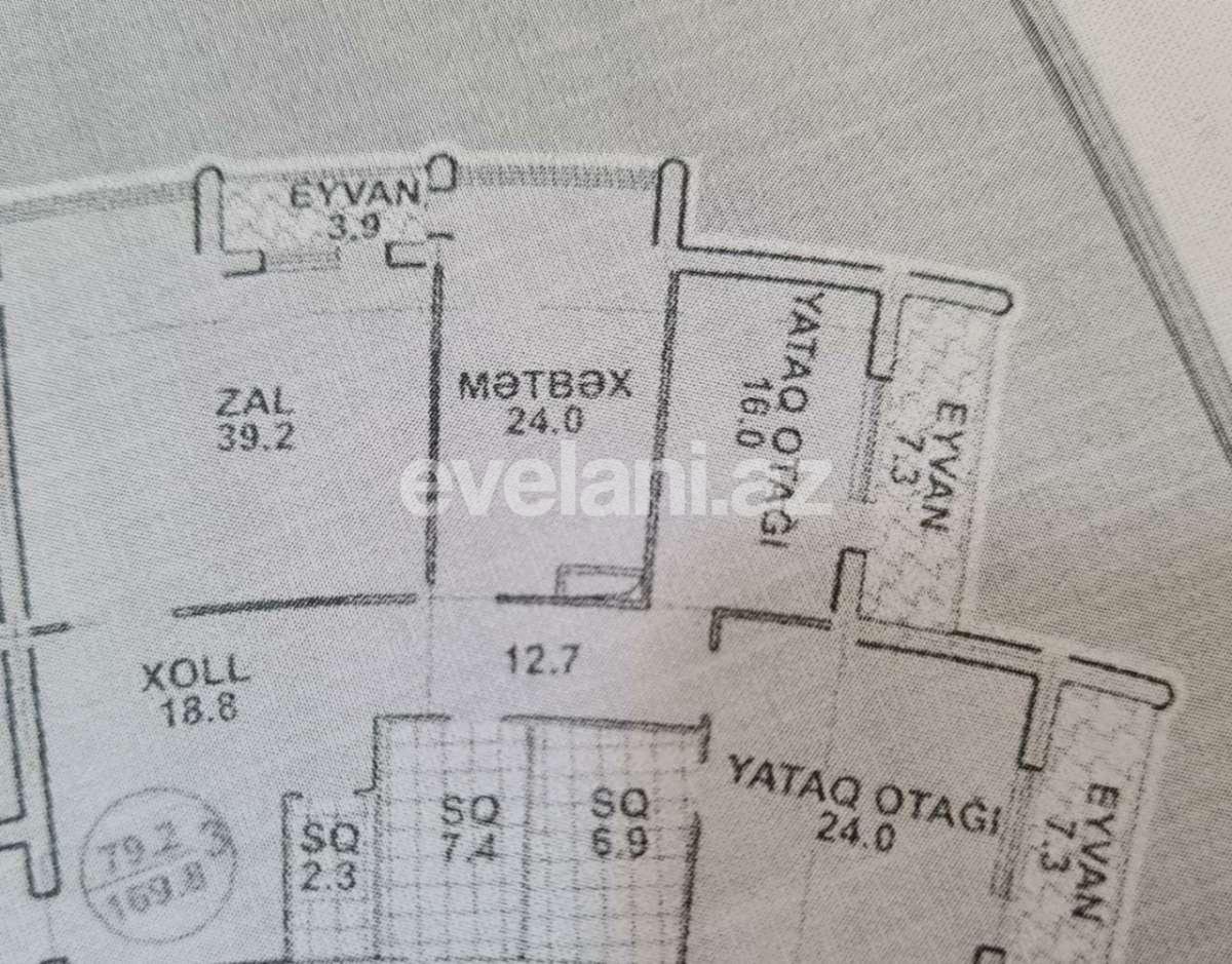 Sale, new building, 3 room, 170 m², Baku, Yasamal r, Nizami m.