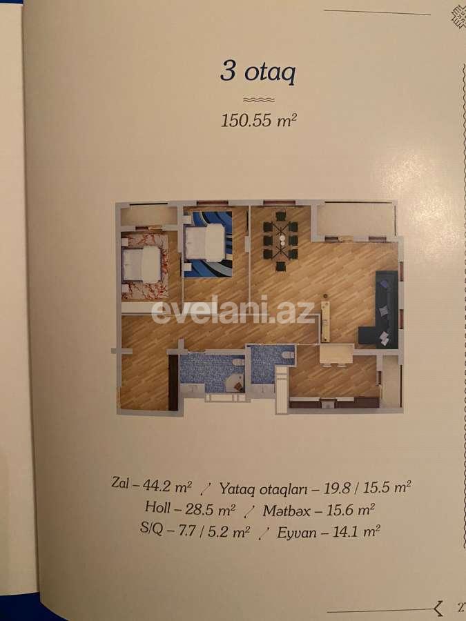 Satılır, yeni tikili, 3 otaqlı, 150.5 m², Bakı, Nəsimi r, 28 may m.