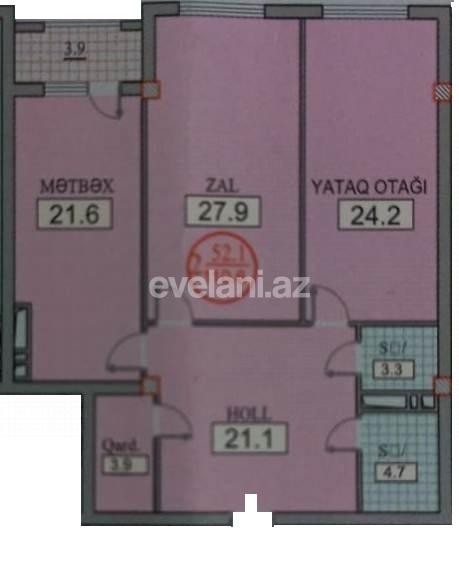 Satılır, yeni tikili, 2 otaqlı, 110.6 m², Bakı, Nərimanov r.