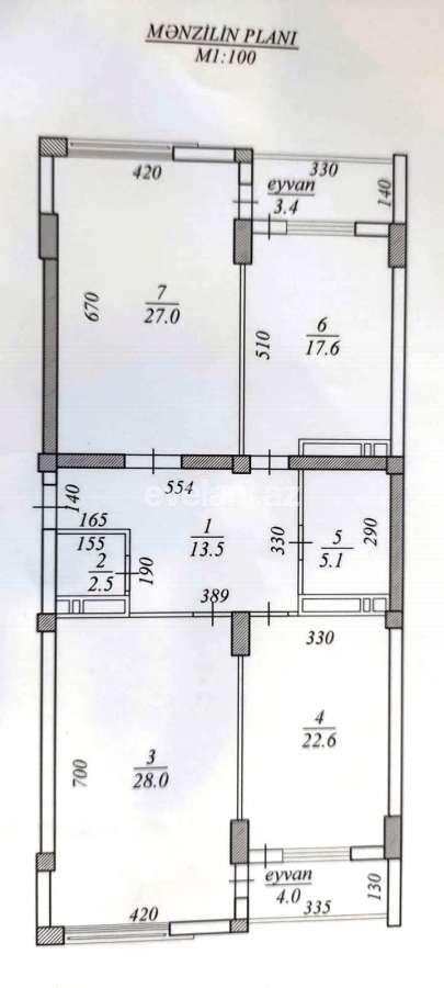 Satılır, yeni tikili, 3 otaqlı, 130 m², Bakı, Nərimanov r, Nəriman Nərimanov m.
