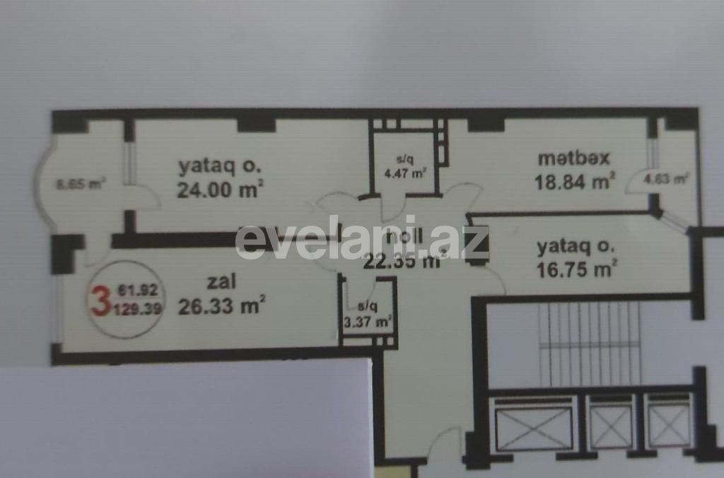 Satılır, yeni tikili, 3 otaqlı, 130 m², Bakı, Nərimanov r, Nəriman Nərimanov m.