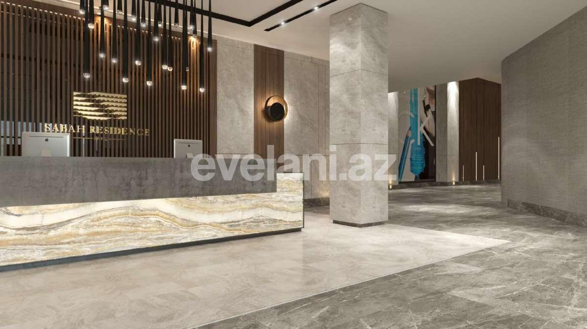 Sale, new building, 2 room, 63 m², Baku, Sabail r, Bayil d.