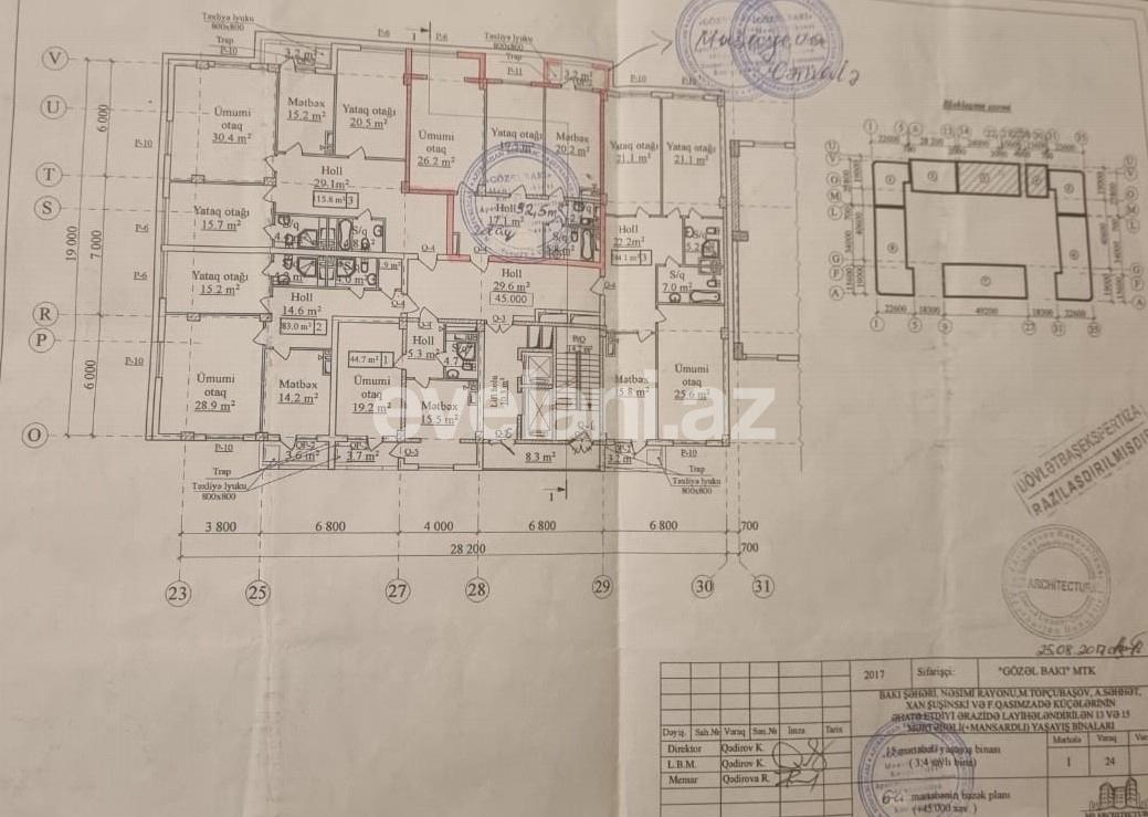 Продаётся, новостройка, 2-комнаты, 92.5 m², Баку, Наримановский r, Гянджлик m.