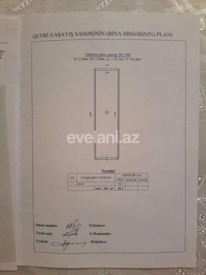 Satılır, qaraj, 28.1 m², Bakı, Nərimanov r, Gənclik m.