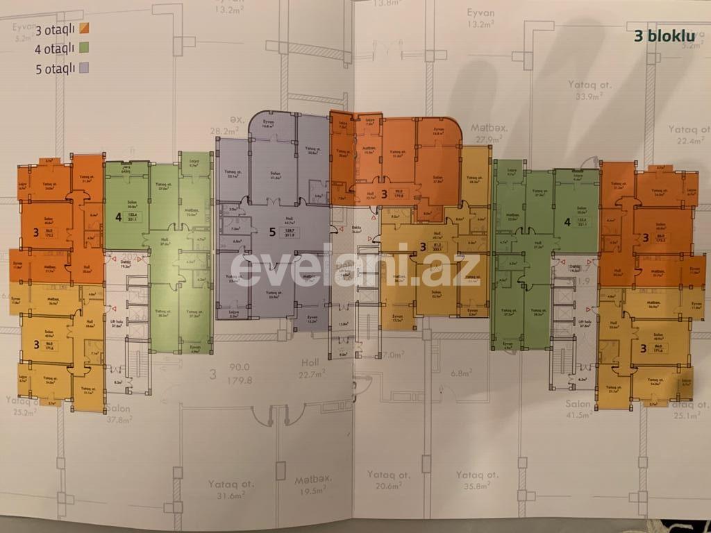 Satılır, yeni tikili, 3 otaqlı, 130 m², Bakı, Nərimanov r, Nəriman Nərimanov m.