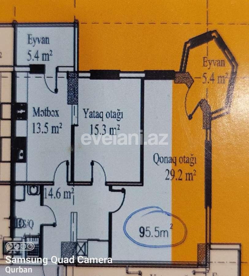 Satılır, yeni tikili, 95 otaqlı, 95 m², Bakı, Xətai r, Şah İsmayıl Xətai m.