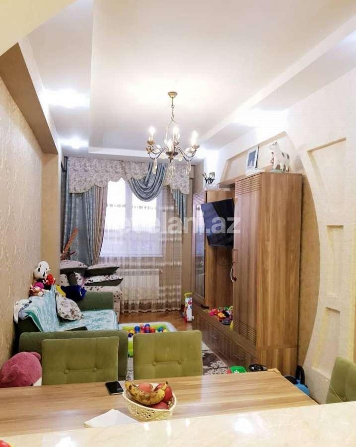 Sale, new building, 3 room, 83 m², Baku, Khatai r, Hazi Aslanov m.