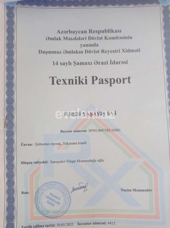 Satılır, həyət evi / bağ, 6 otaqlı, 140 m², Şamaxı