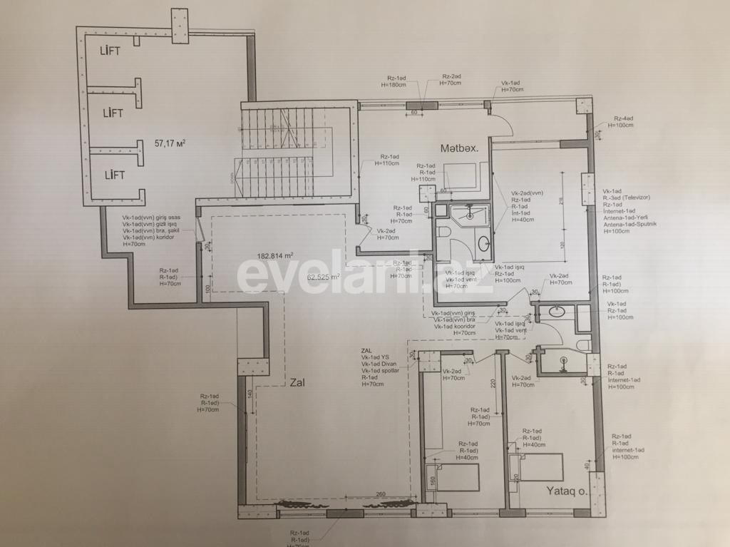 Продаётся, новостройка, 4-комнаты, 190 m², Баку, Хатаинский r, Шах Исмаил Хатаи m.