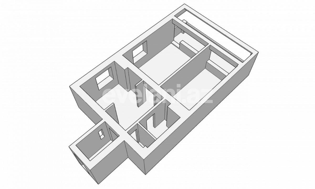 Satılır, köhnə tikili, 2 otaqlı, 60 m², Bakı, Nərimanov r.